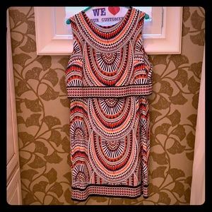 Chico’s patterned layered dress